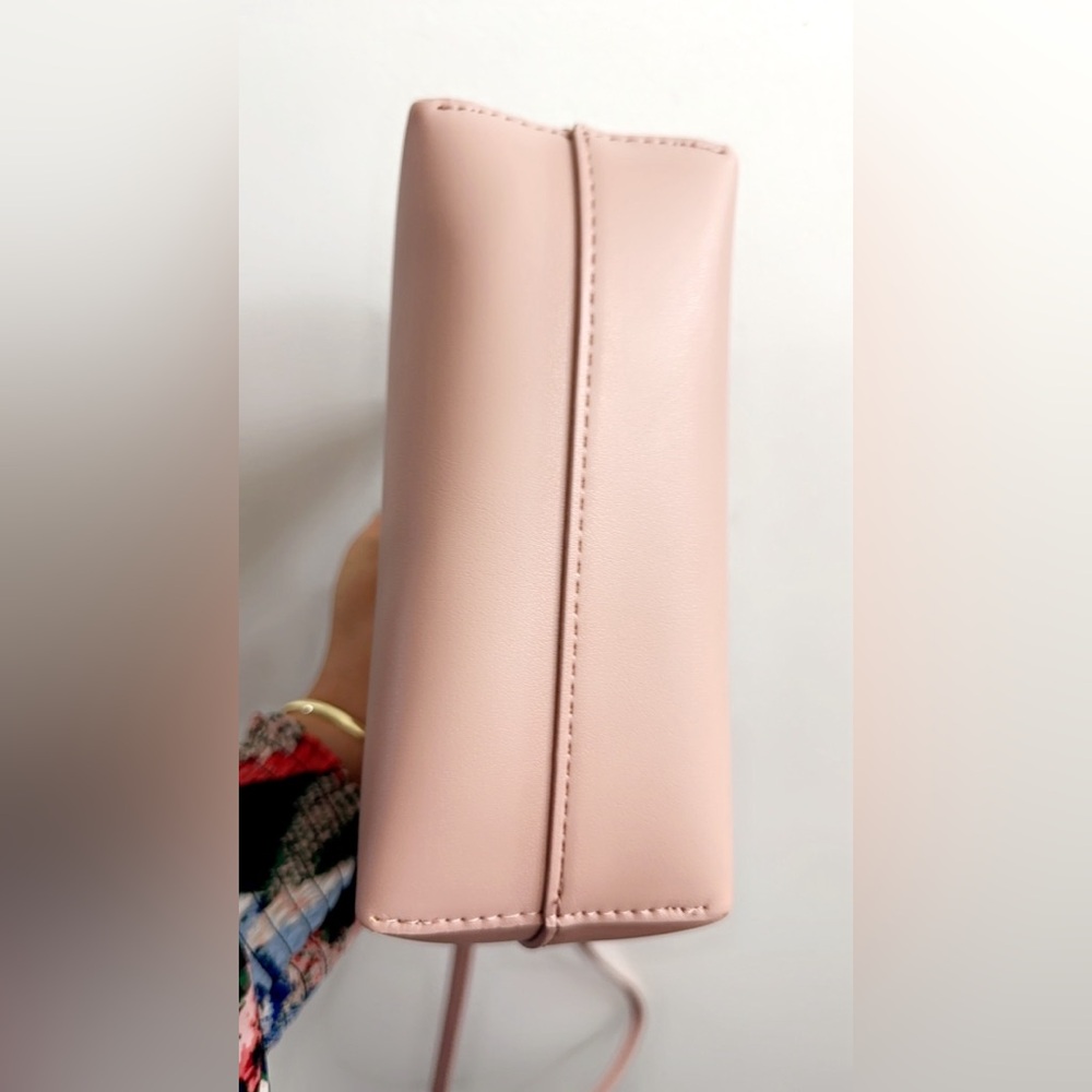 NWOT SAMARA Medium Crossbody Bag Peony/Dirty Pink. 9” X 8” Suede interior 💌 - Picture 7 of 9